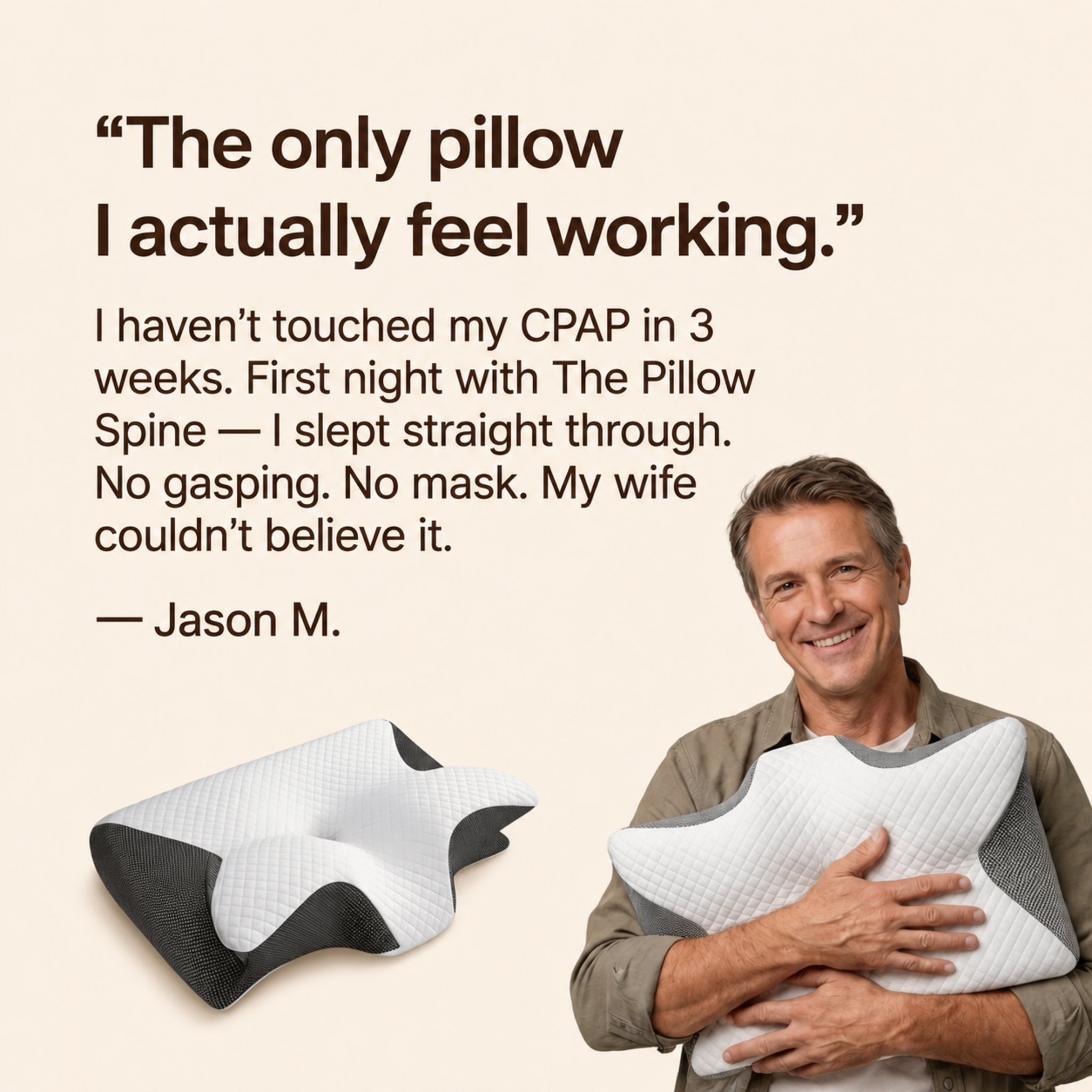 Dawnly Contour Neck Relief Pillow