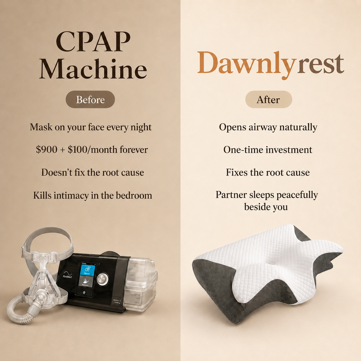 Dawnly Contour Neck Relief Pillow