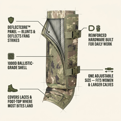 Vypra StrikeShield™ Snake Resistant Gaiters