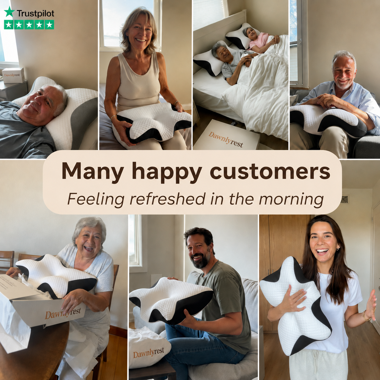 Dawnly Contour Neck Relief Pillow